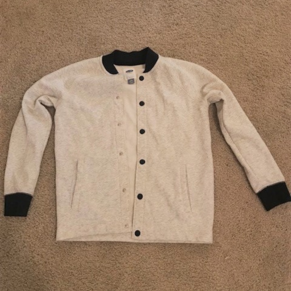 Boys Large button up sweatshirt